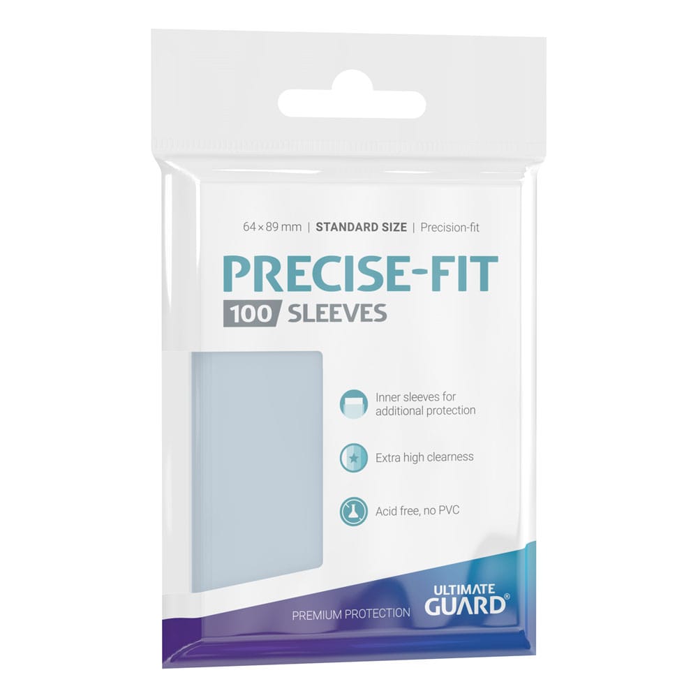 Ultimate Guard Precise Fit Sleeves Standard Size 100 Ultimate Guard