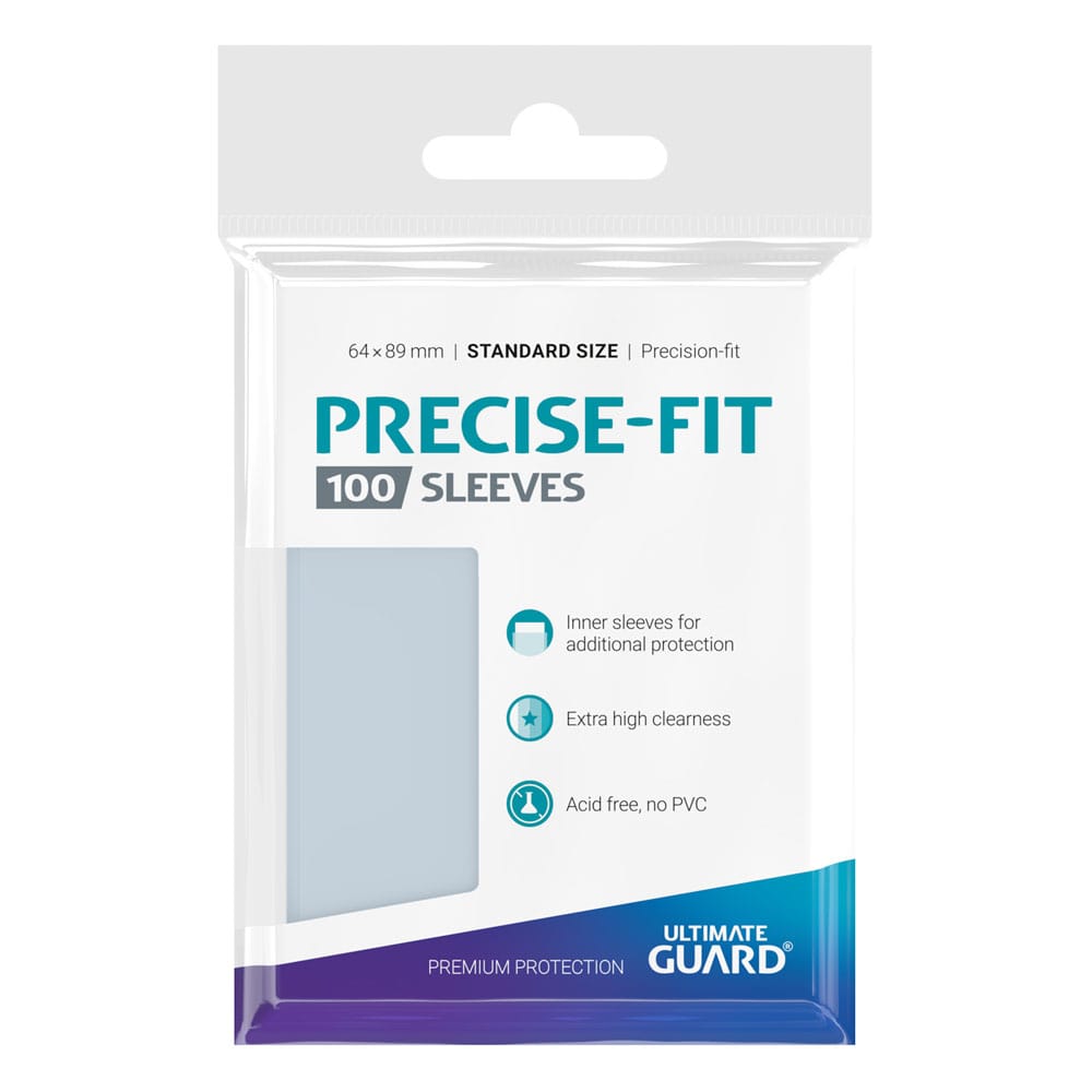 Ultimate Guard Precise Fit Sleeves Standard Size 100 Ultimate Guard