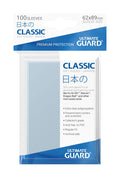 Ultimate Guard Classic Sleeves Japanese Size 100 Ultimate Guard