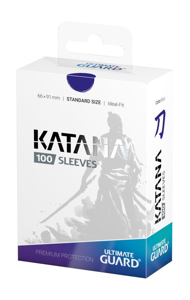 Ultimate Guard Katana Sleeves Standard Size 100 Blue Ultimate Guard