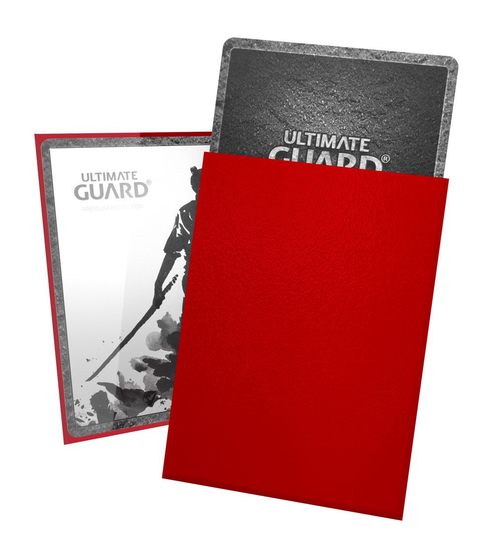 Ultimate Guard Katana Sleeves Standard Size 100 Red Ultimate Guard