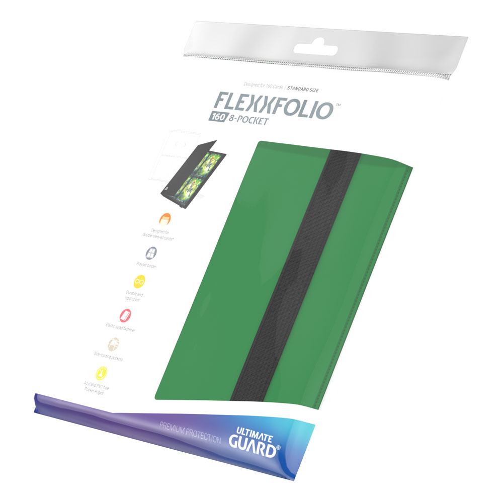 Ultimate Guard Flexxfolio 160 8 Pocket Green Ultimate Guard