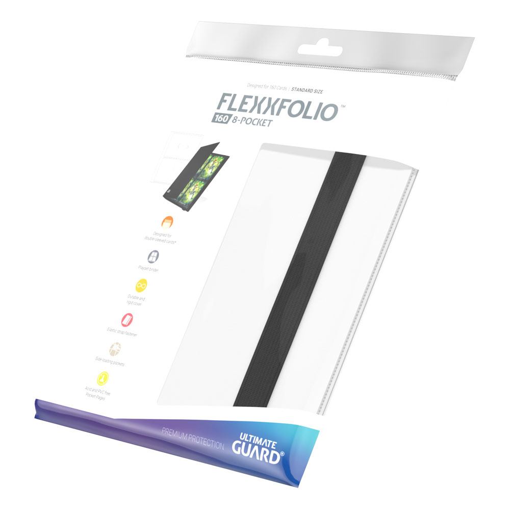 Ultimate Guard Flexxfolio 160 8 Pocket White Ultimate Guard