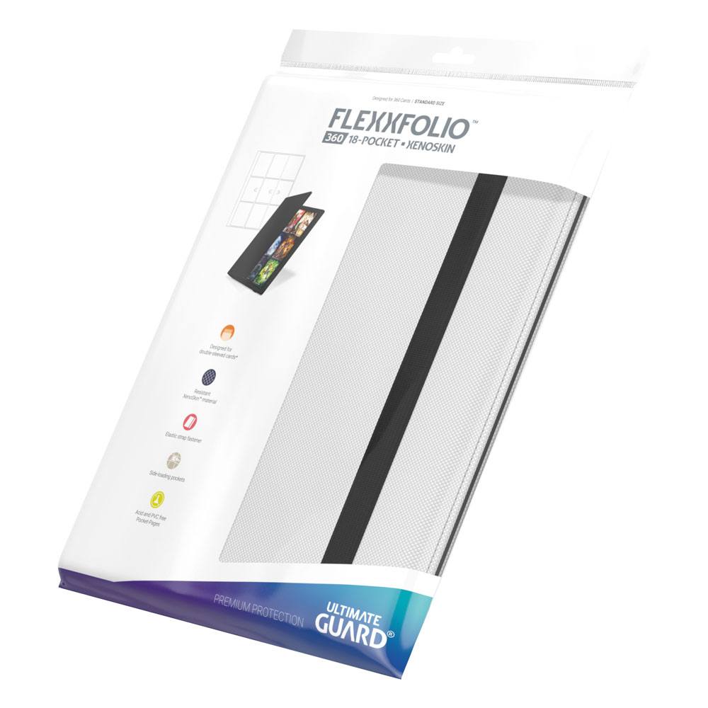 Ultimate Guard Flexxfolio 360 18 Pocket Xenoskin White Ultimate Guard