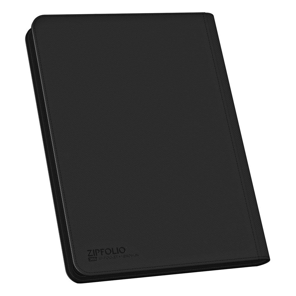 Ultimate Guard Zipfolio 360 18 Pocket Xenoskin Black Ultimate Guard