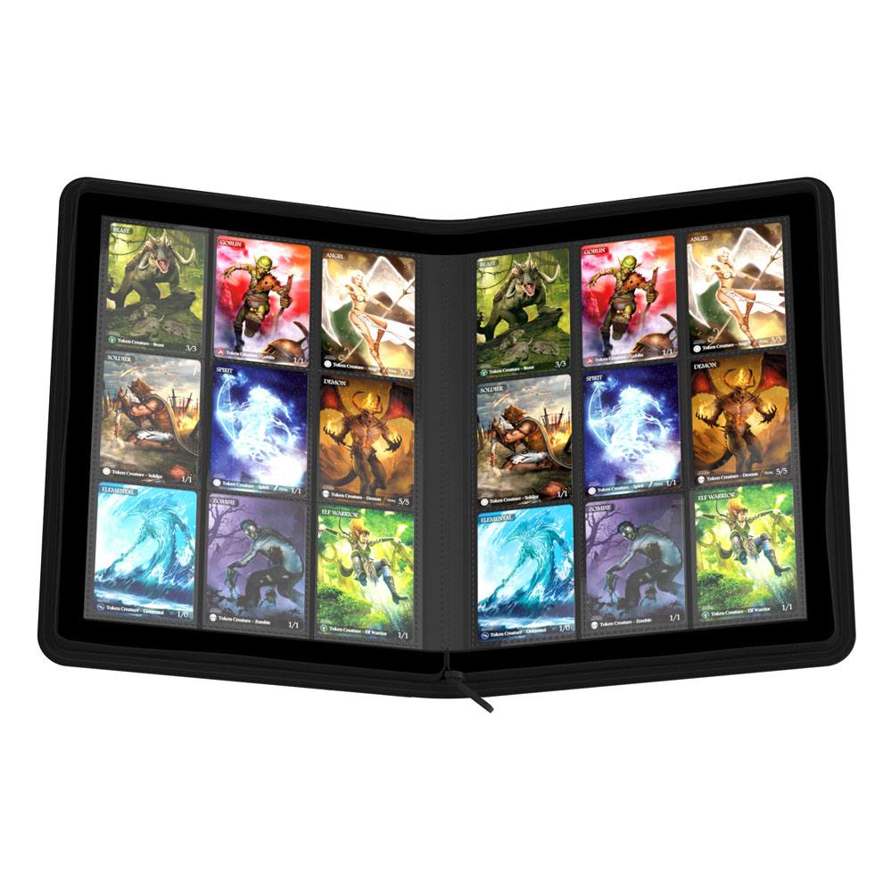 Ultimate Guard Zipfolio 360 18 Pocket Xenoskin Black Ultimate Guard