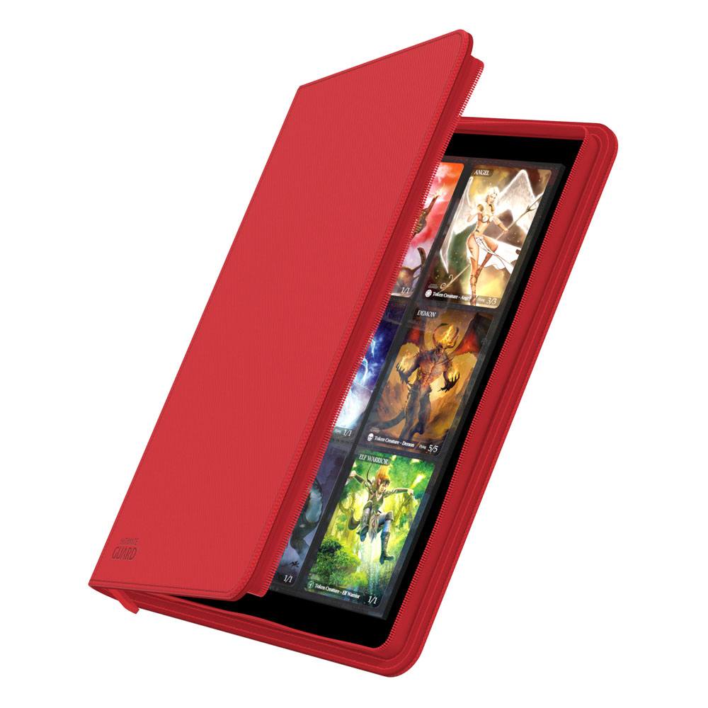 Ultimate Guard Zipfolio 360 18 Pocket Xenoskin Red Ultimate Guard