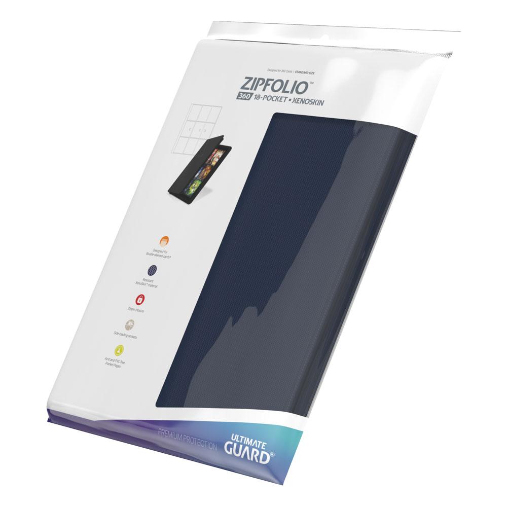 Ultimate Guard Zipfolio 360 18 Pocket Xenoskin Blue Ultimate Guard