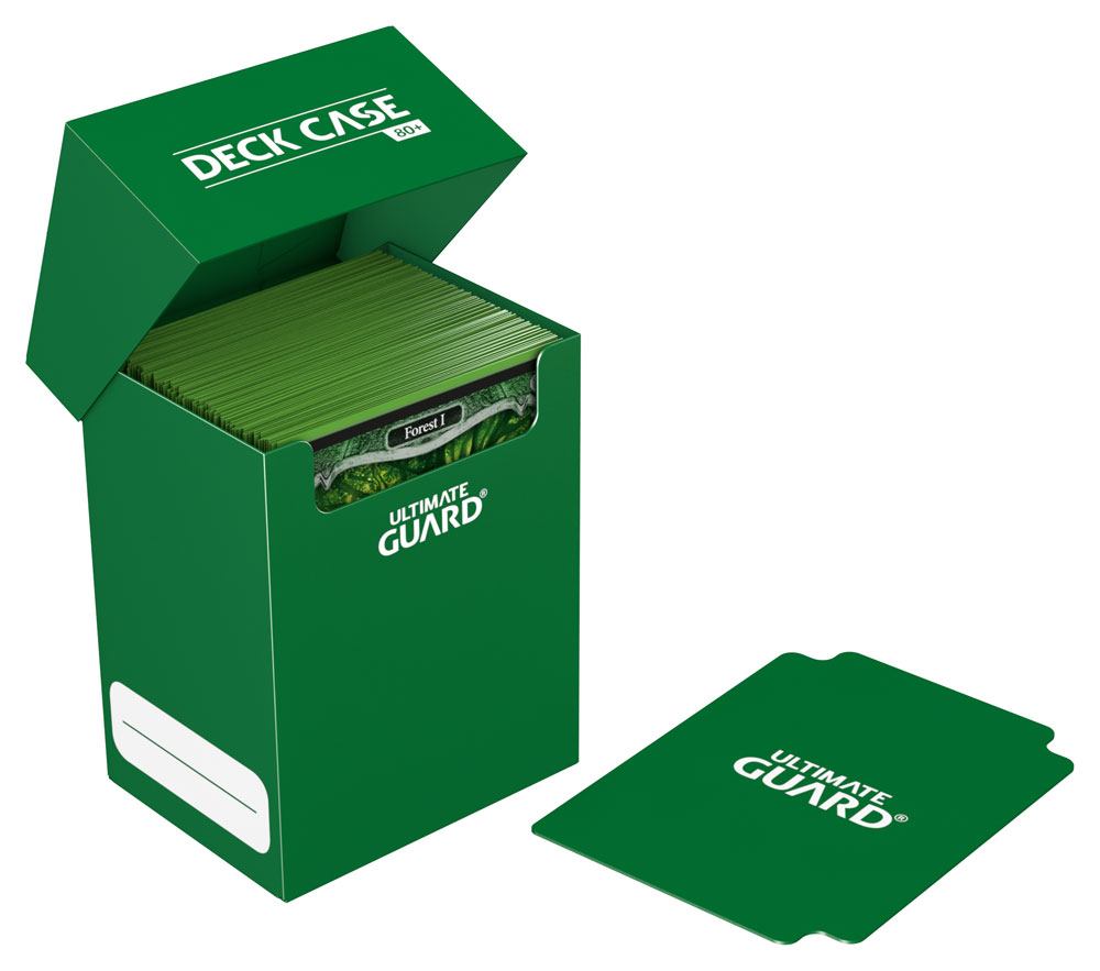 Ultimate Guard Deck Case 80+ Green Ultimate Guard