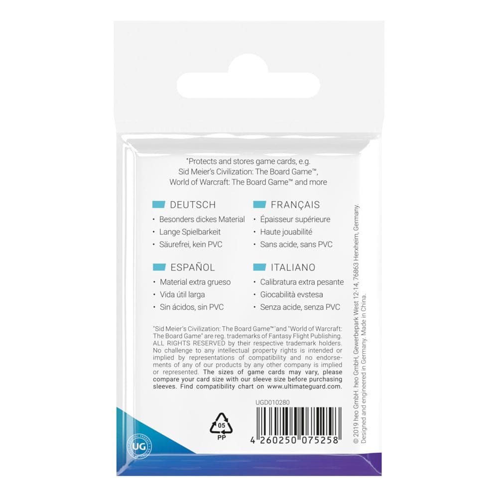 Ultimate Guard Board Game Sleeves 50 Mini American Ultimate Guard