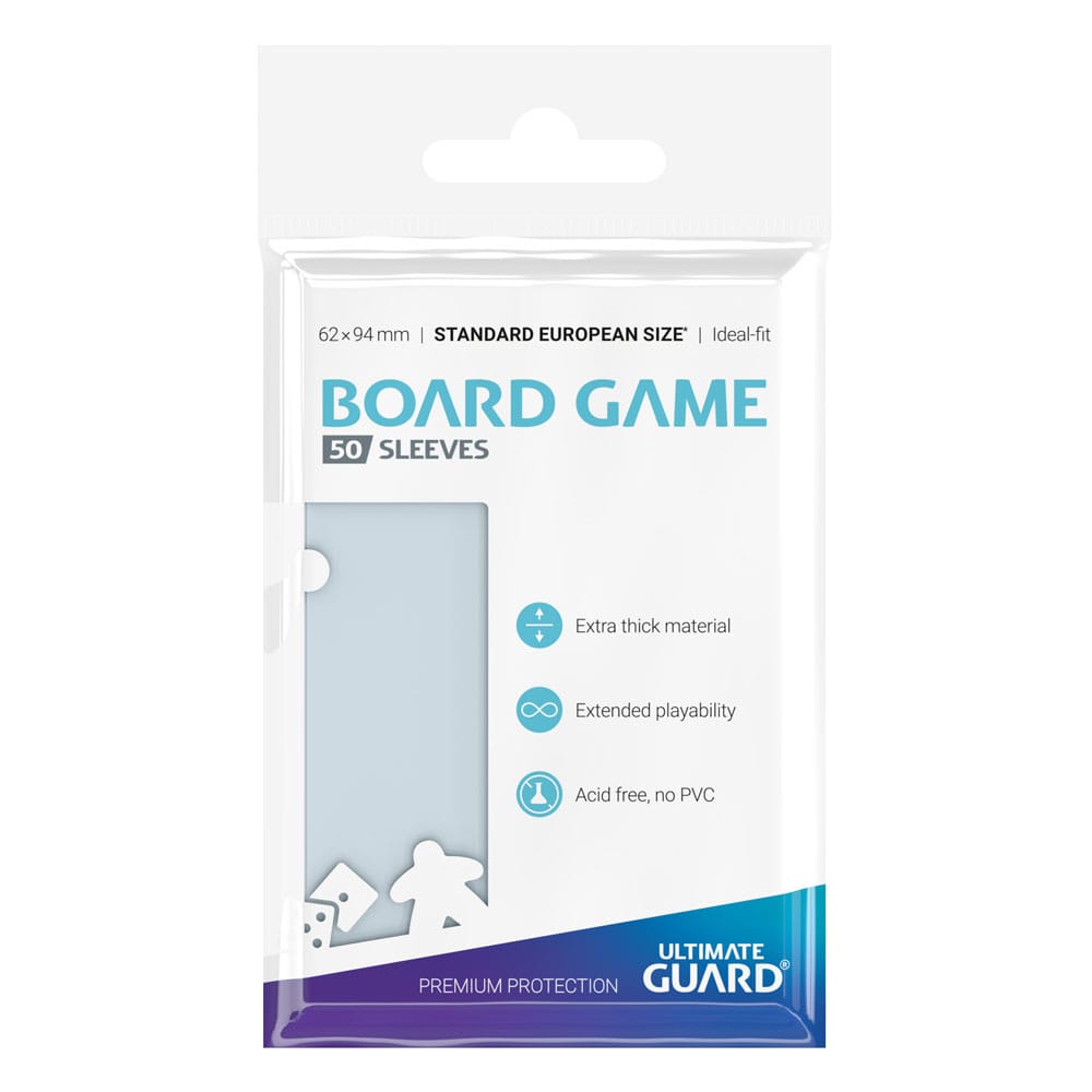 Ultimate Guard Board Game Sleeves 50 Standard European Ultimate Guard