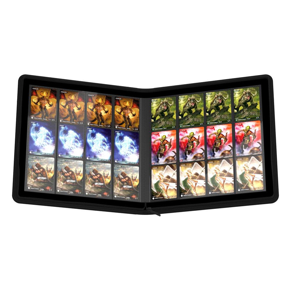Ultimate Guard Zipfolio 480 24 Pocket Xenoskin Black Ultimate Guard
