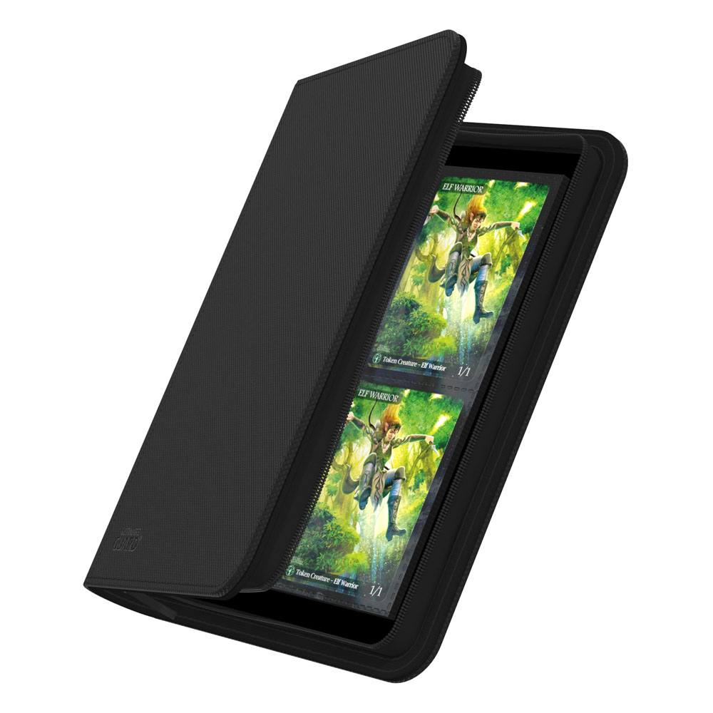 Ultimate Guard Zipfolio 160 8 Pocket Xenoskin Black Ultimate Guard