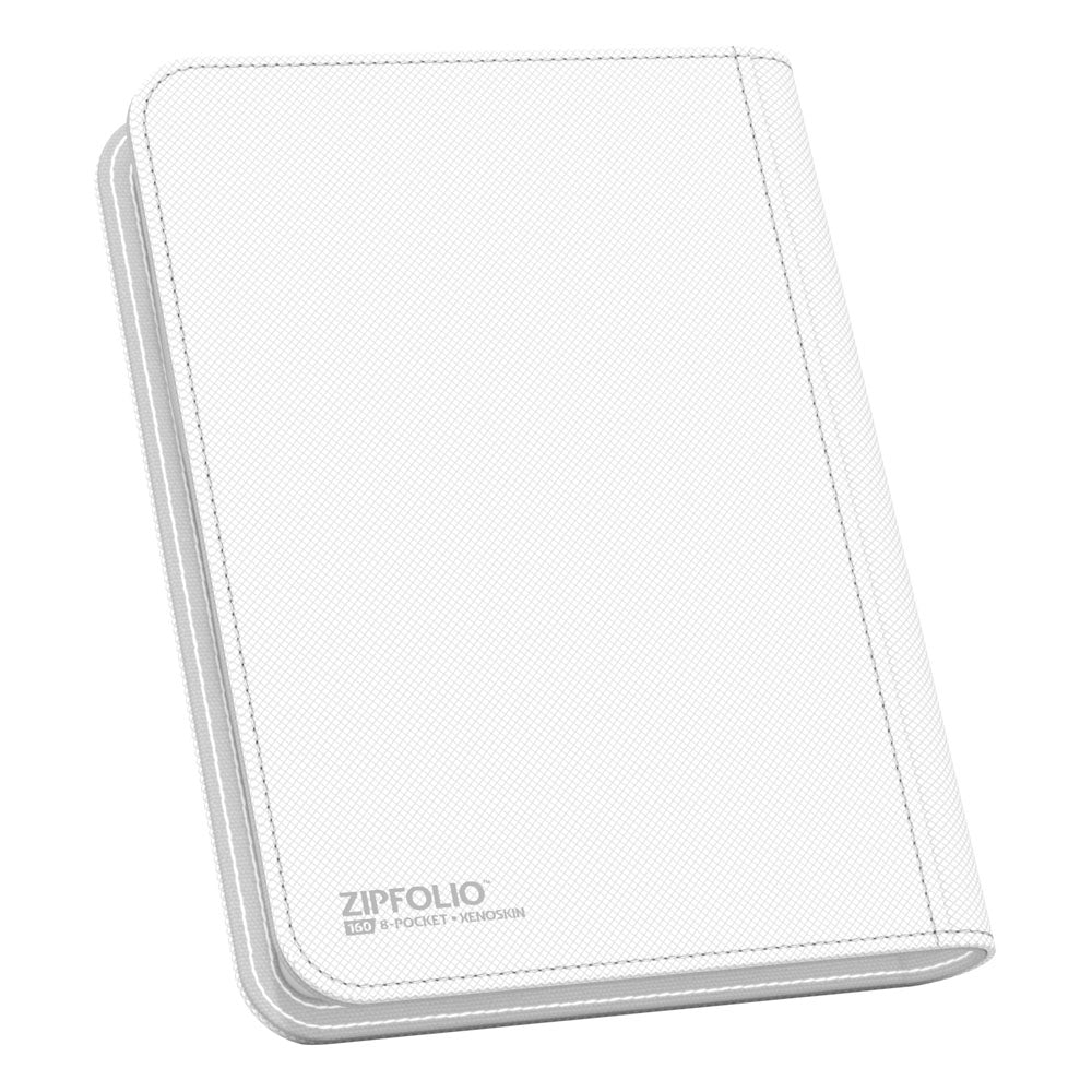 Ultimate Guard Zipfolio 160 8 Pocket Xenoskin White Ultimate Guard