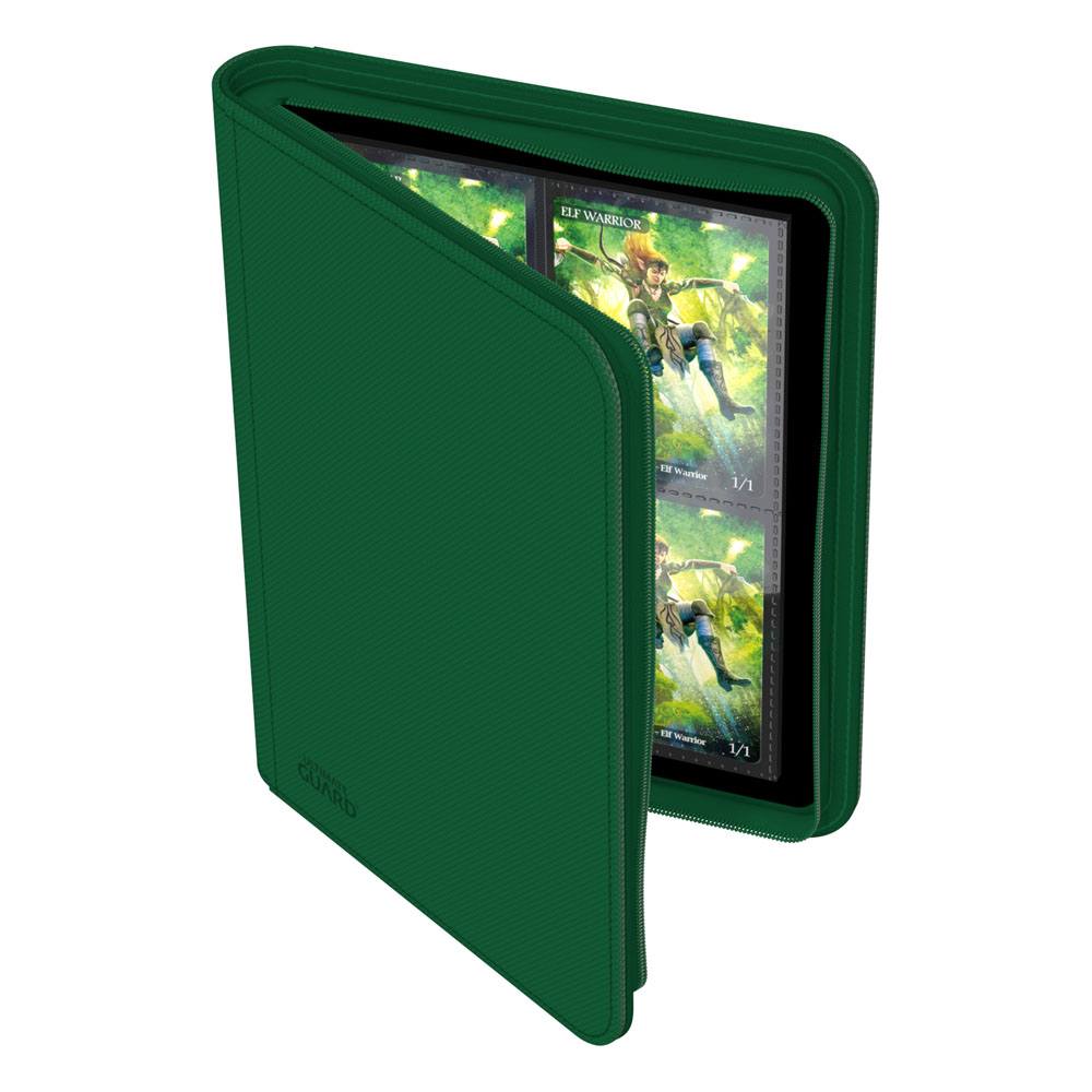 Ultimate Guard Zipfolio 160 8 Pocket Xenoskin Green Ultimate Guard