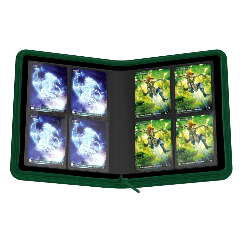Ultimate Guard Zipfolio 160 8 Pocket Xenoskin Green Ultimate Guard