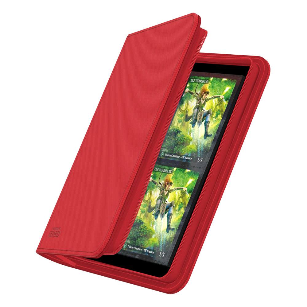 Ultimate Guard Zipfolio 160 8 Pocket Xenoskin Red Ultimate Guard