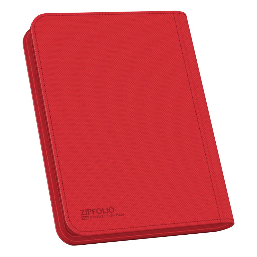 Ultimate Guard Zipfolio 160 8 Pocket Xenoskin Red Ultimate Guard
