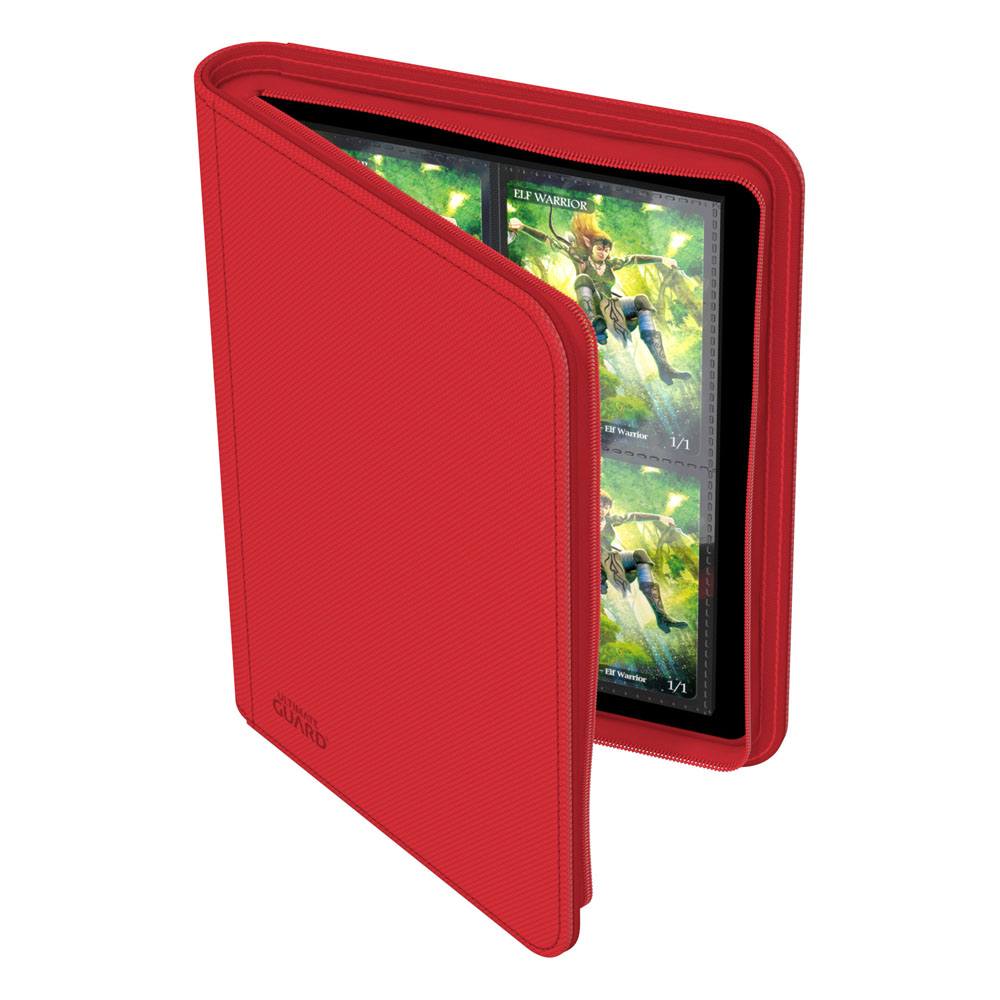 Ultimate Guard Zipfolio 160 8 Pocket Xenoskin Red Ultimate Guard