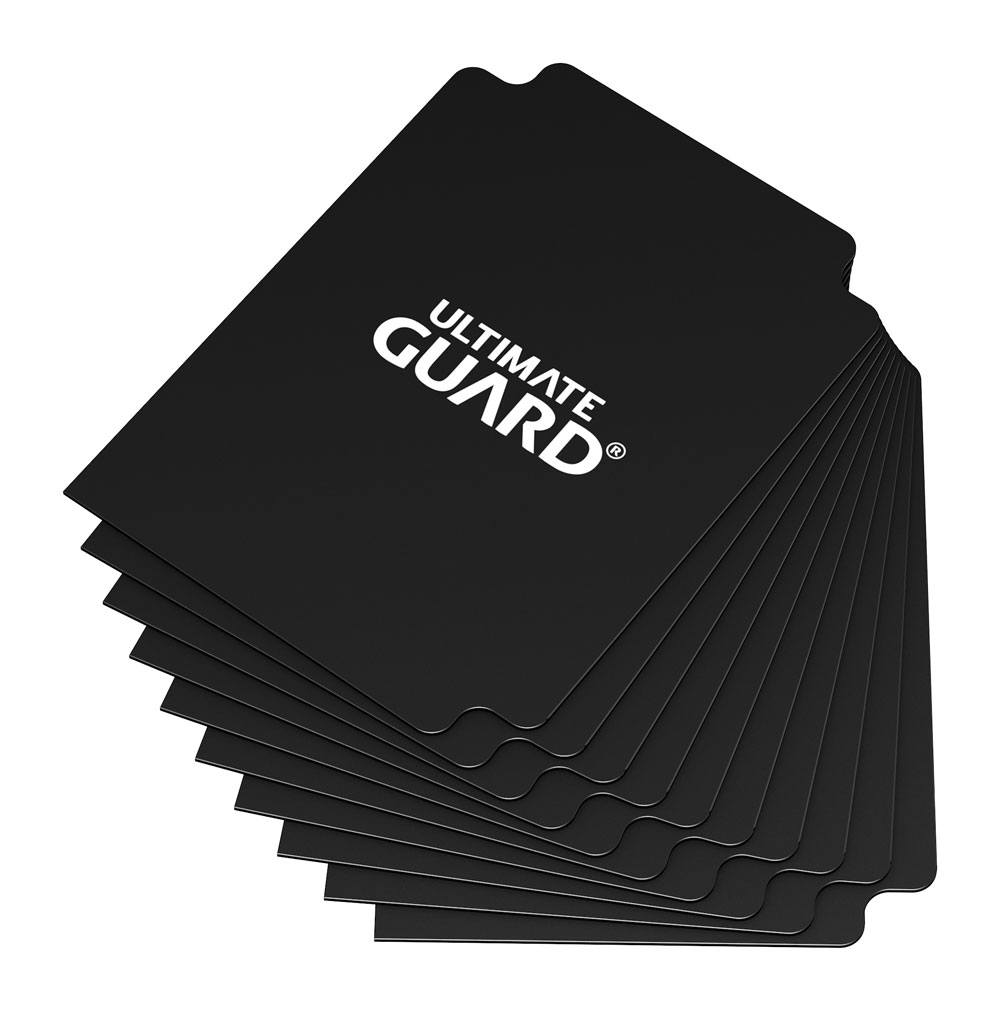 Ultimate Guard Card Dividers Standard Size 10 Black Ultimate Guard