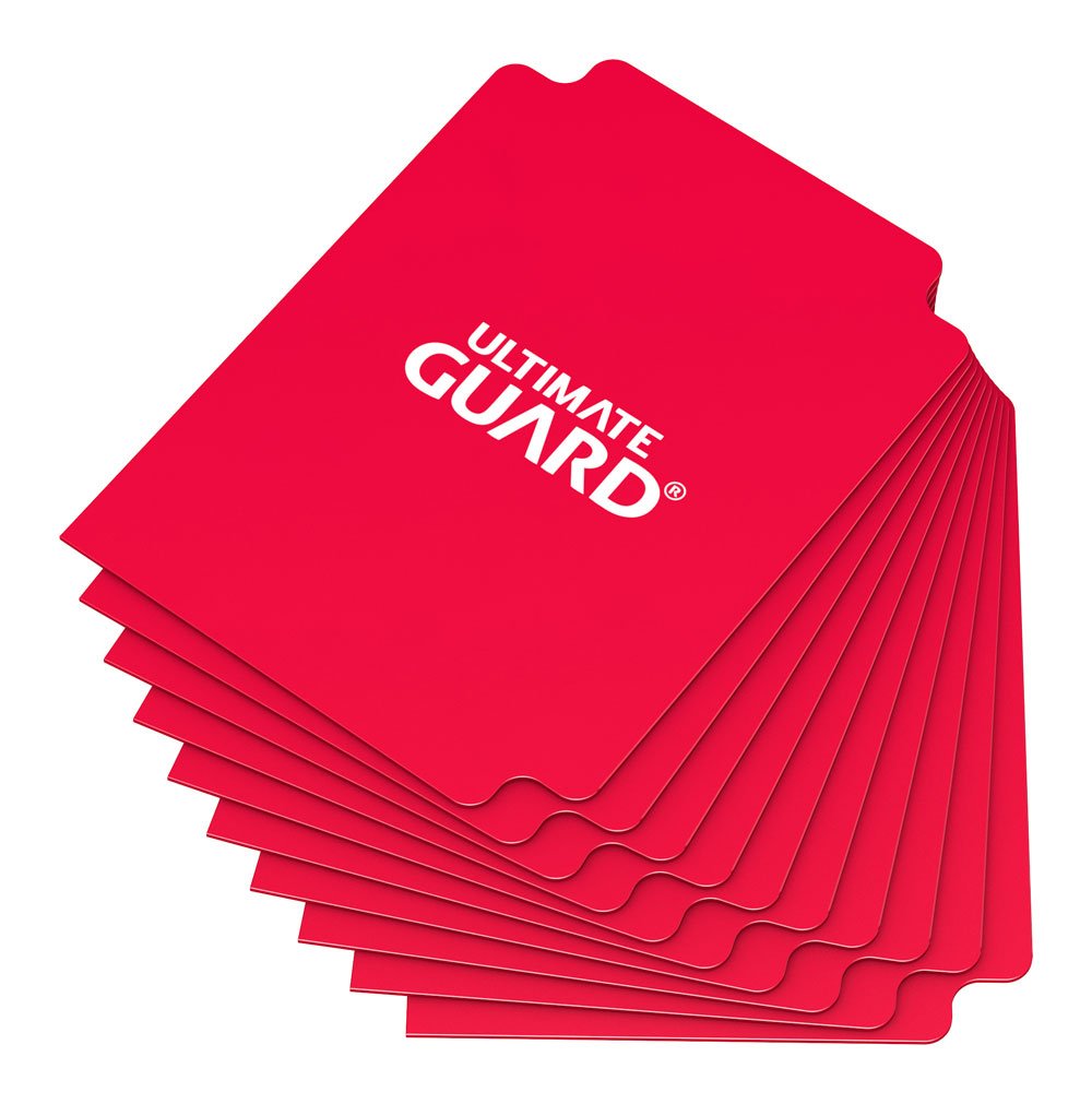 Ultimate Guard Card Dividers Standard Size 10 Red Ultimate Guard