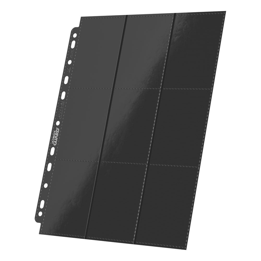 Ultimate Guard 18 Pocket Pages Side Loading 10 Black Ultimate Guard