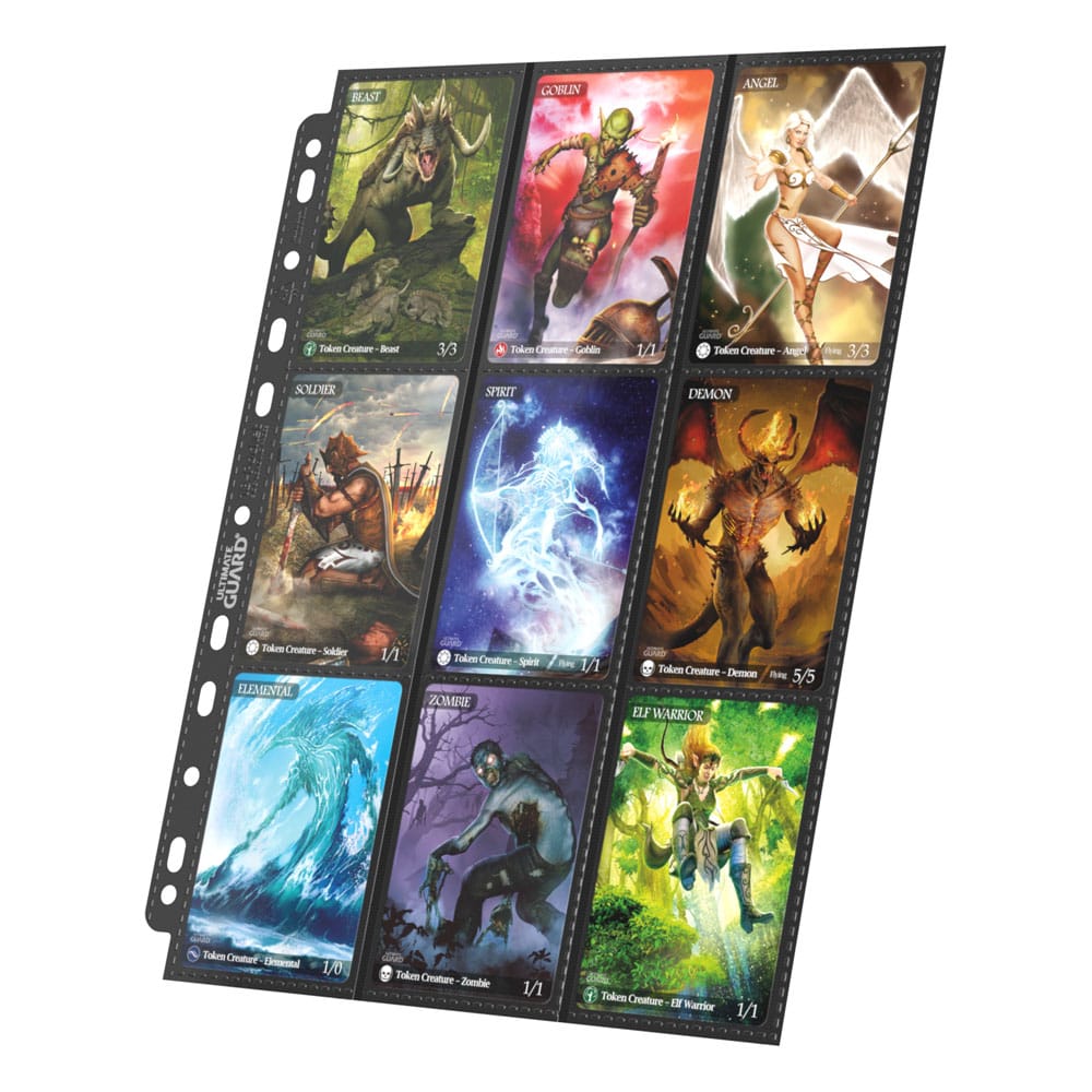 Ultimate Guard 18 Pocket Pages Side Loading 10 Black Ultimate Guard
