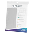 Ultimate Guard 18 Pocket Pages Side Loading 10 White Ultimate Guard
