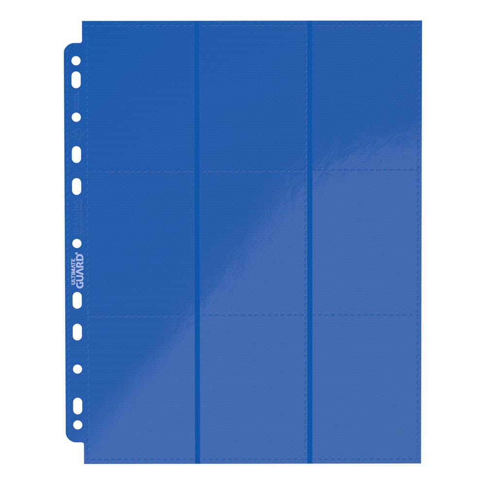 Ultimate Guard 18 Pocket Pages Side Loading 10 Blue Ultimate Guard
