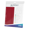 Ultimate Guard 18 Pocket Pages Side Loading 10 Red Ultimate Guard