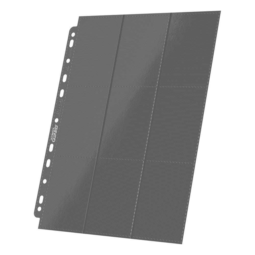 Ultimate Guard 18 Pocket Pages Side Loading 10 Grey Ultimate Guard