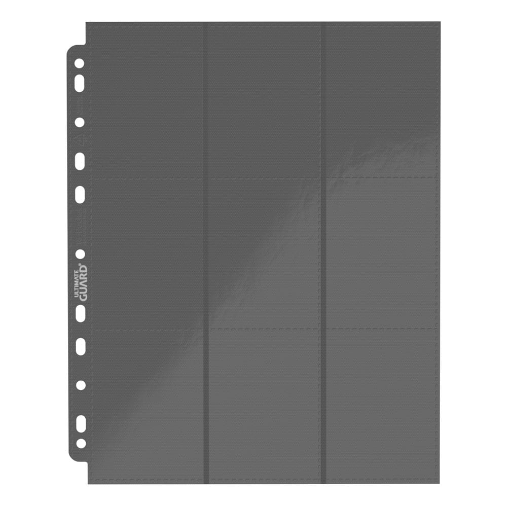 Ultimate Guard 18 Pocket Pages Side Loading 10 Grey Ultimate Guard