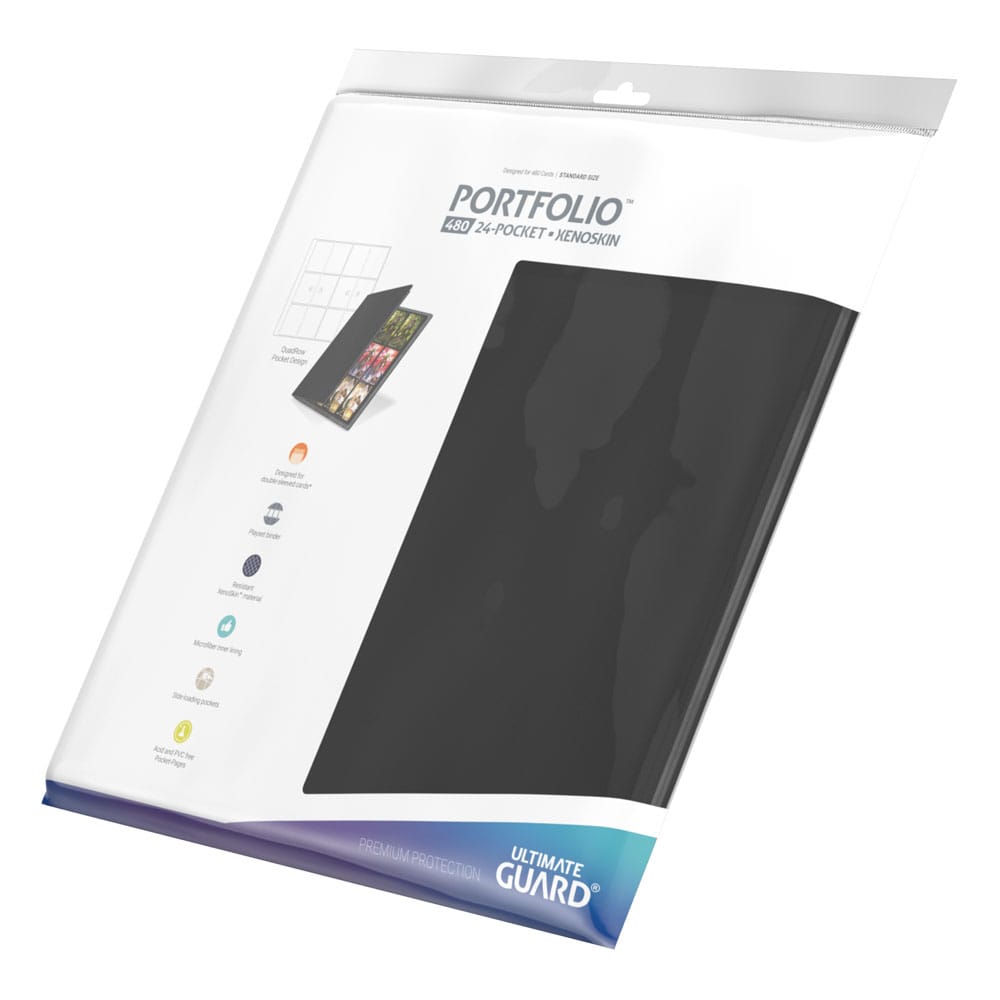 Ultimate Guard Portfolio 480 24 Pocket Xenoskin Black Ultimate Guard
