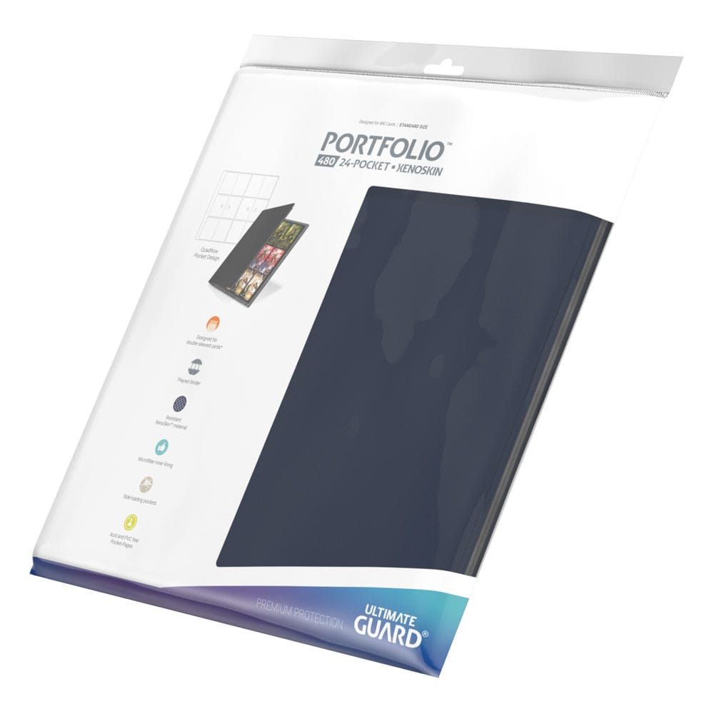 Ultimate Guard Portfolio 480 24 Pocket Xenoskin Blue Ultimate Guard