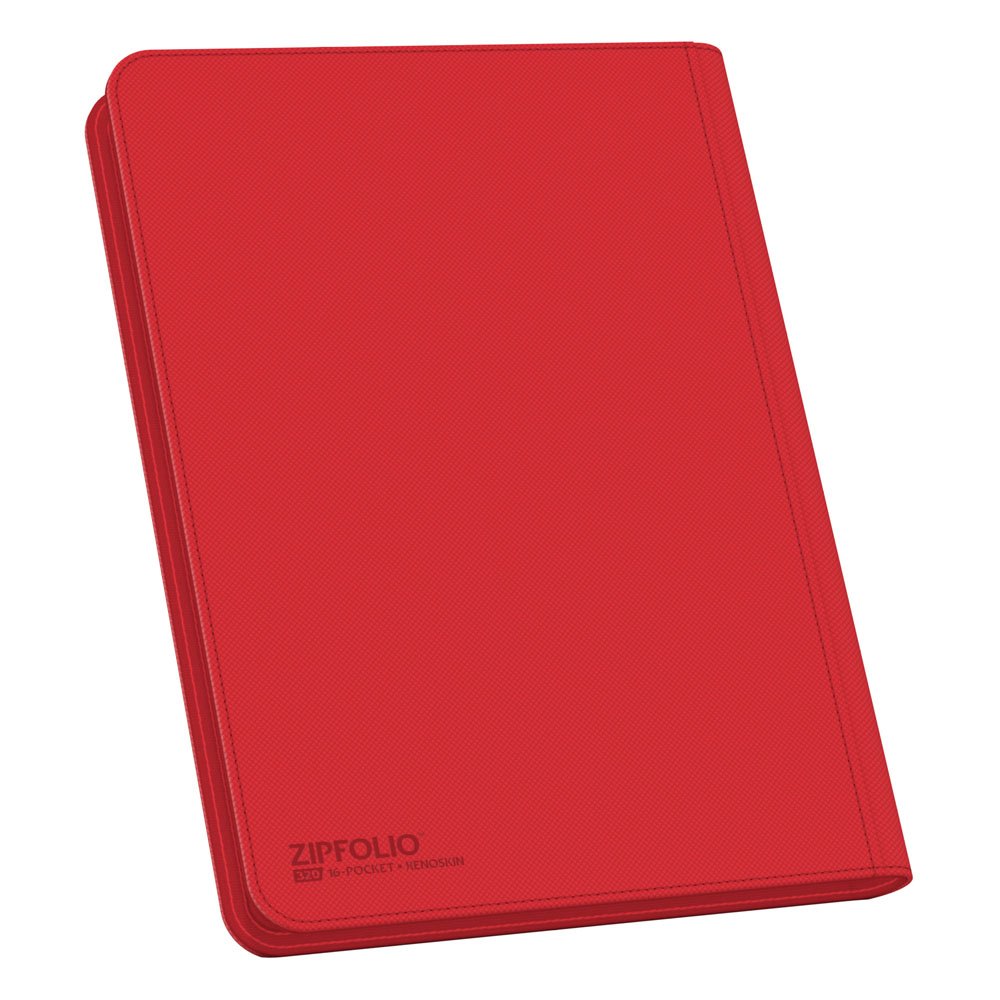 Ultimate Guard Zipfolio 320 16 Pocket Xenoskin Red Ultimate Guard