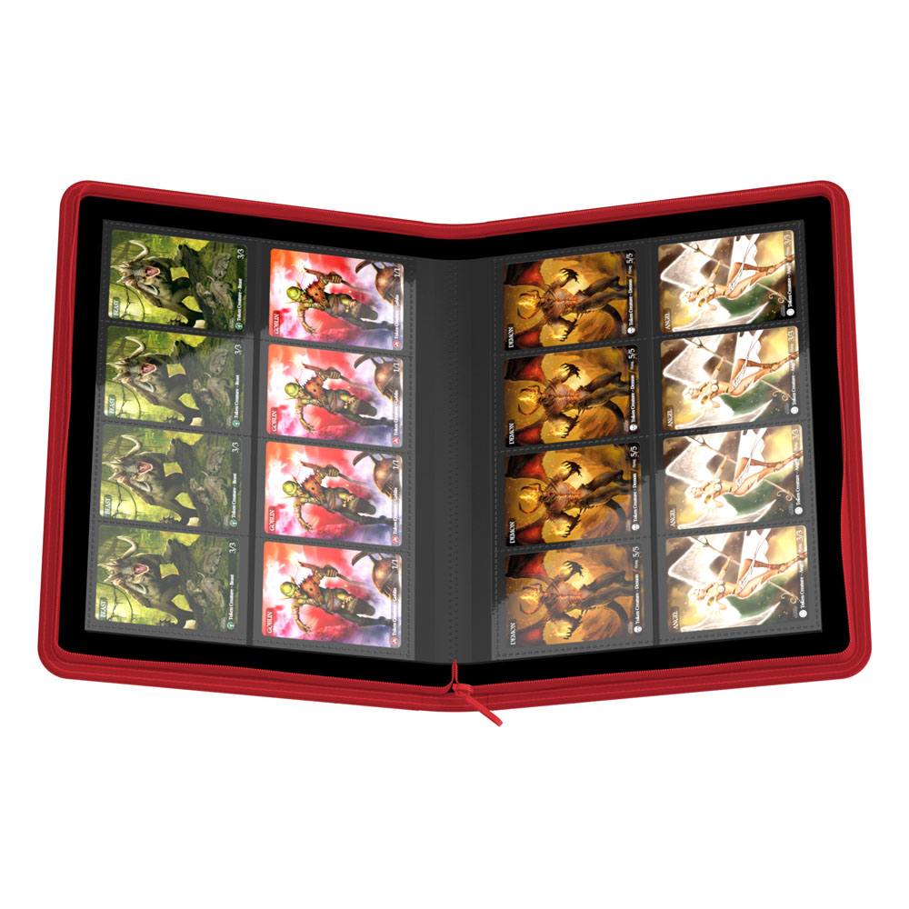 Ultimate Guard Zipfolio 320 16 Pocket Xenoskin Red Ultimate Guard