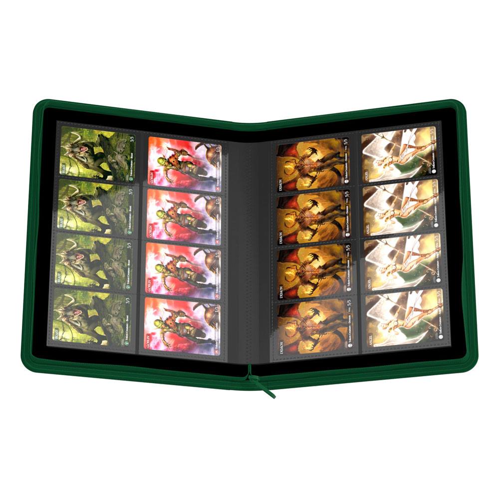 Ultimate Guard Zipfolio 320 16 Pocket Xenoskin Green Ultimate Guard