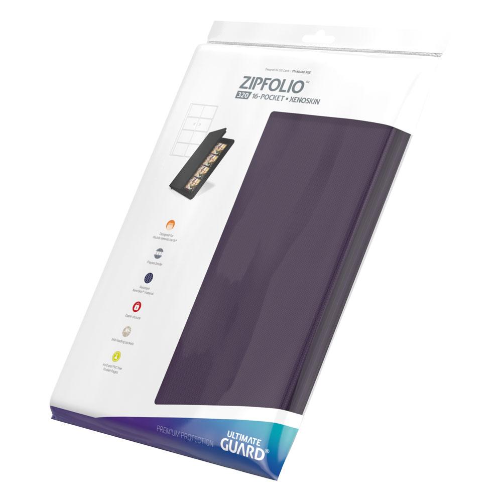 Ultimate Guard Zipfolio 320 16 Pocket Xenoskin Purple Ultimate Guard