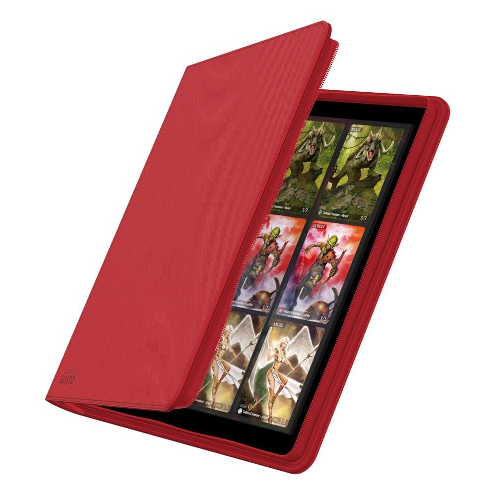 Ultimate Guard Zipfolio 480 24 Pocket Xenoskin Red Ultimate Guard