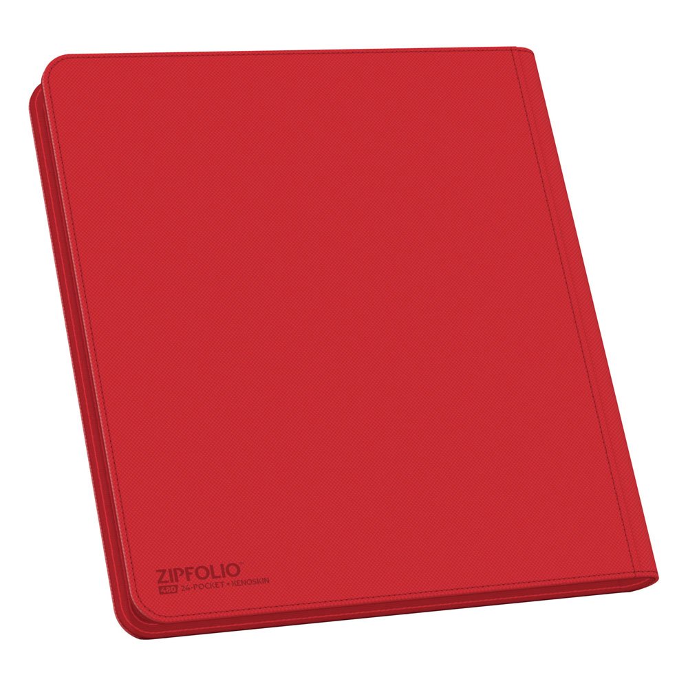 Ultimate Guard Zipfolio 480 24 Pocket Xenoskin Red Ultimate Guard