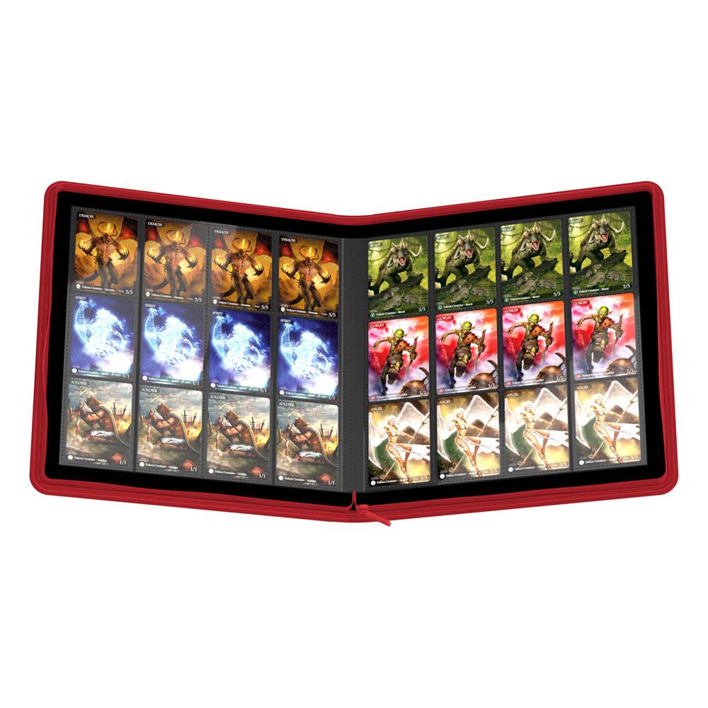Ultimate Guard Zipfolio 480 24 Pocket Xenoskin Red Ultimate Guard