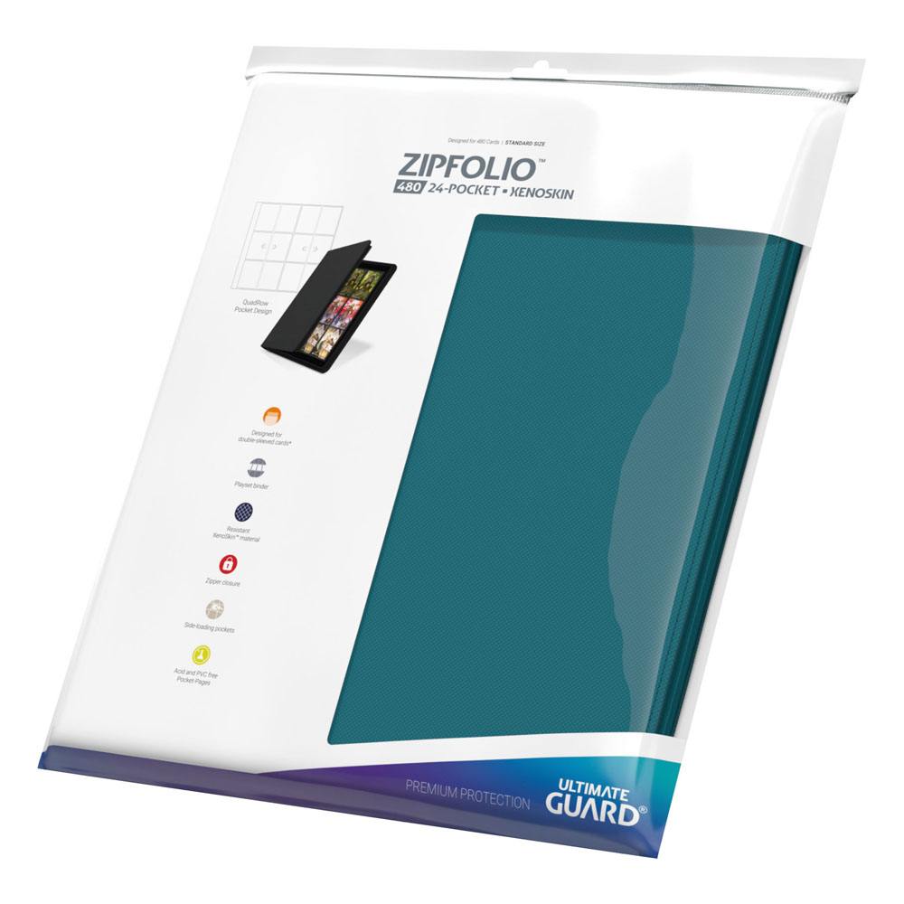 Ultimate Guard Zipfolio 480 24 Pocket Xenoskin Petrol Ultimate Guard