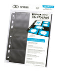 Ultimate Guard 14 Pocket Supreme Compact Pages Standard + Mini American 10 Black Ultimate Guard