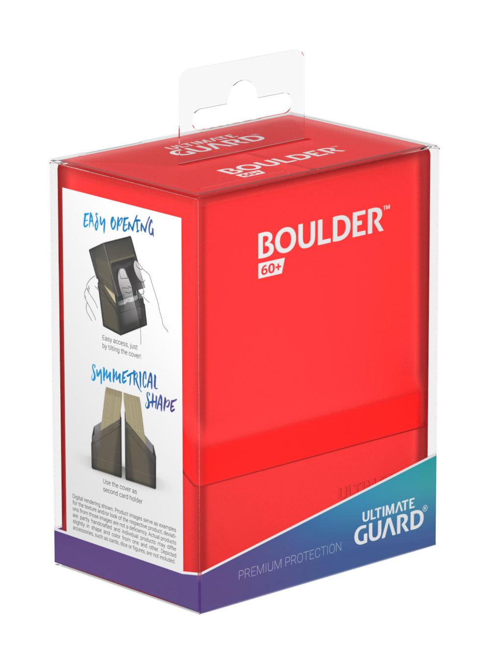 Ultimate Guard Boulder 60+ Ruby Ultimate Guard