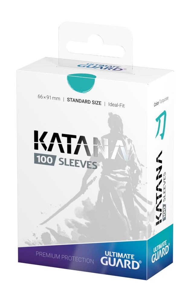 Ultimate Guard Katana Sleeves Standard Size 100 Turquoise Ultimate Guard