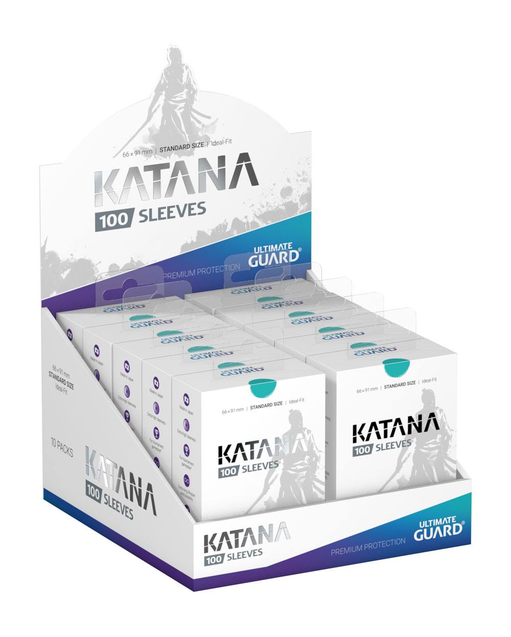 Ultimate Guard Katana Sleeves Standard Size 100 Turquoise Ultimate Guard