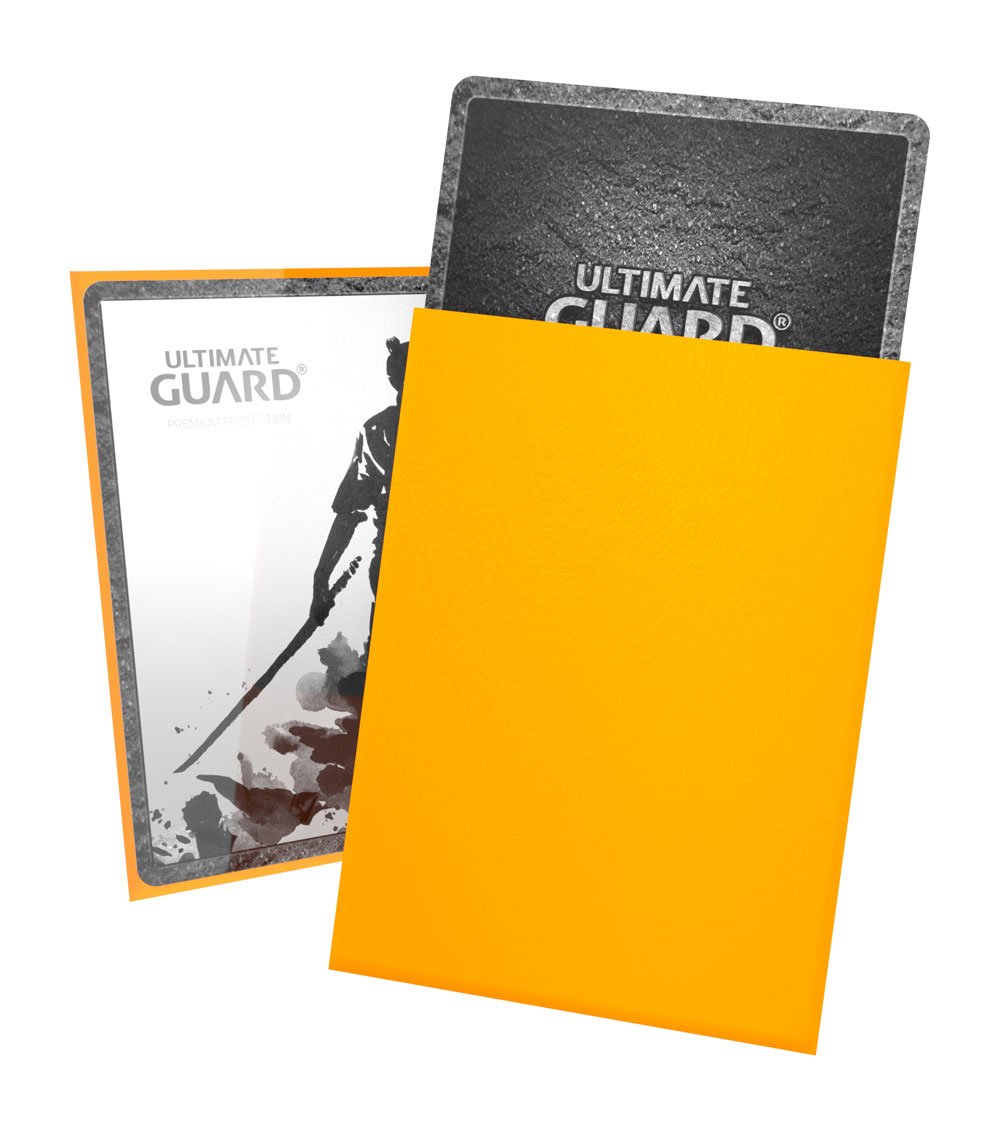 Ultimate Guard Katana Sleeves Standard Size 100 Yellow Ultimate Guard