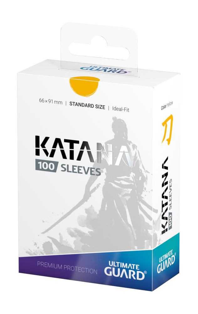 Ultimate Guard Katana Sleeves Standard Size 100 Yellow Ultimate Guard