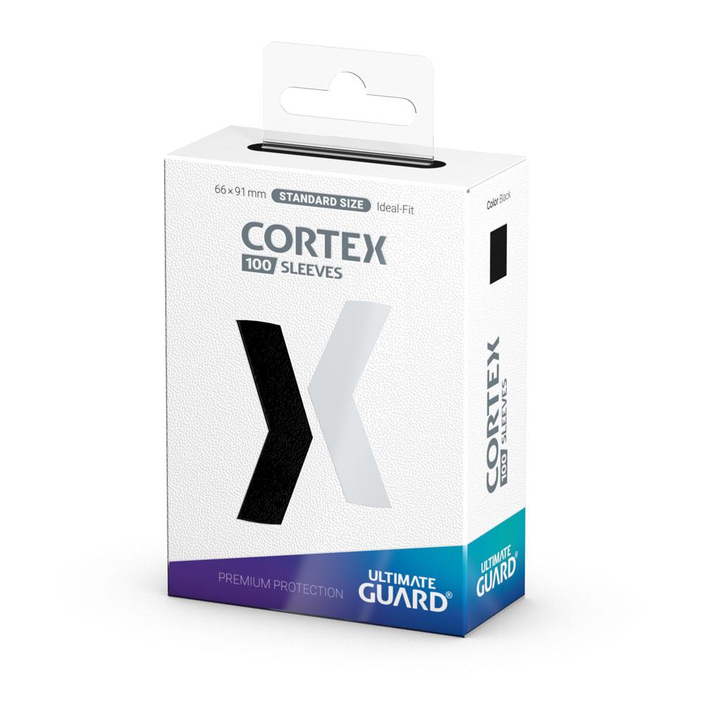 Ultimate Guard Cortex Sleeves Standard Size 100 Black Ultimate Guard