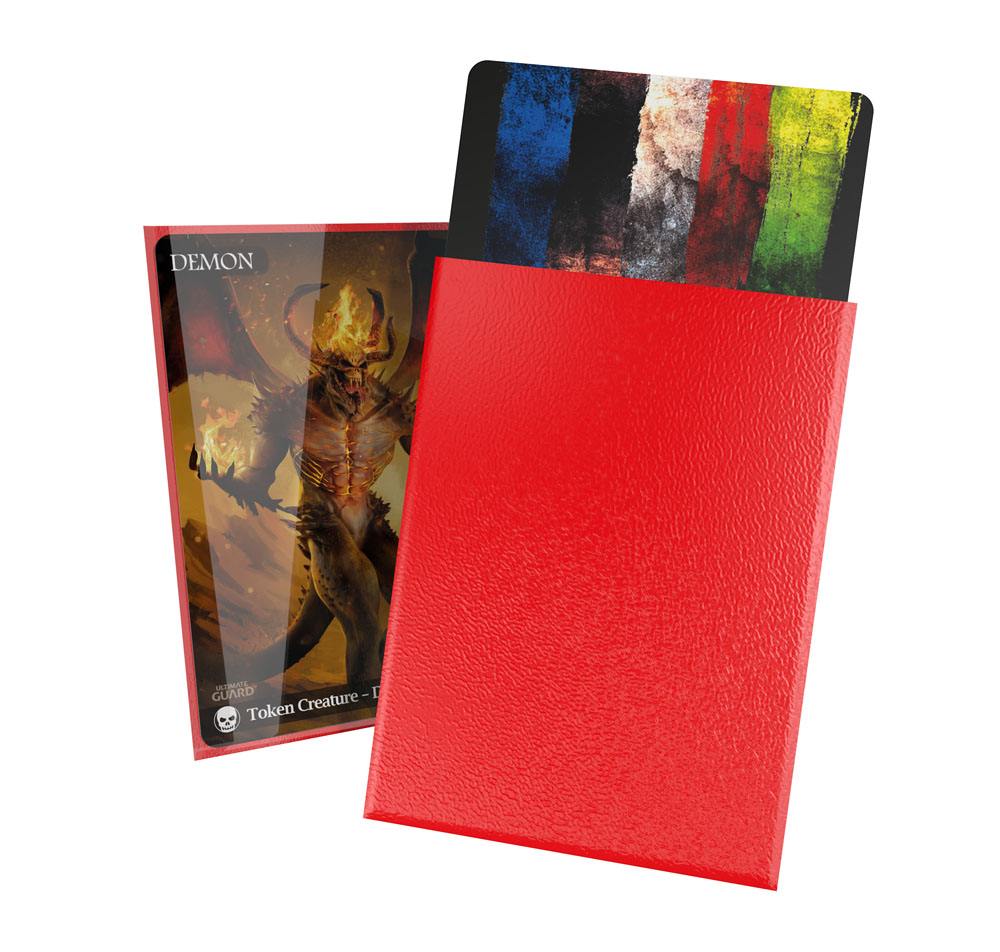 Ultimate Guard Cortex Sleeves Standard Size 100 Red Ultimate Guard